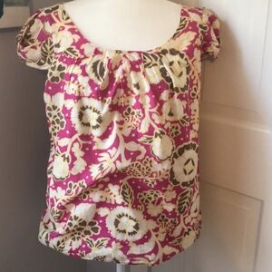 J Crew cotton scoop twist sleeve top 10